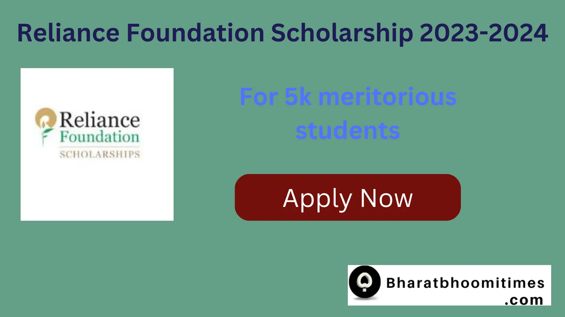 Reliance Foundation Scholarship 20232024, Last Date Apply, Aptitude