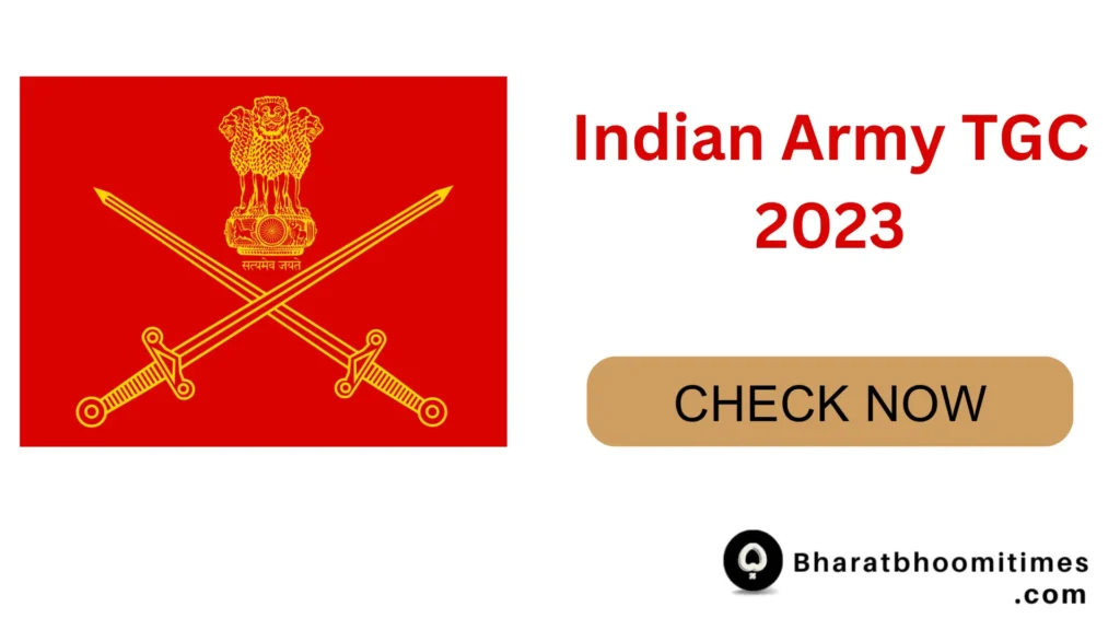 Indian Army TGC 2023