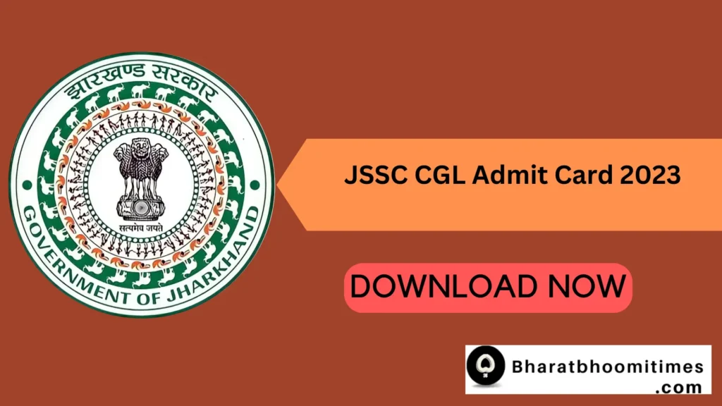 JSSC CGL Admit Card 2023