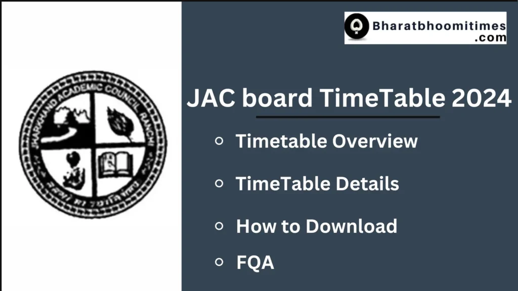 Jac board time table 2024