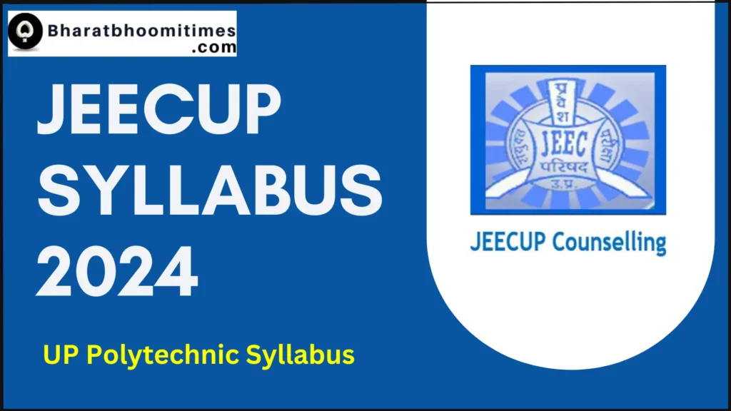 UP Polytechnic JEECUP Syllabus 2024