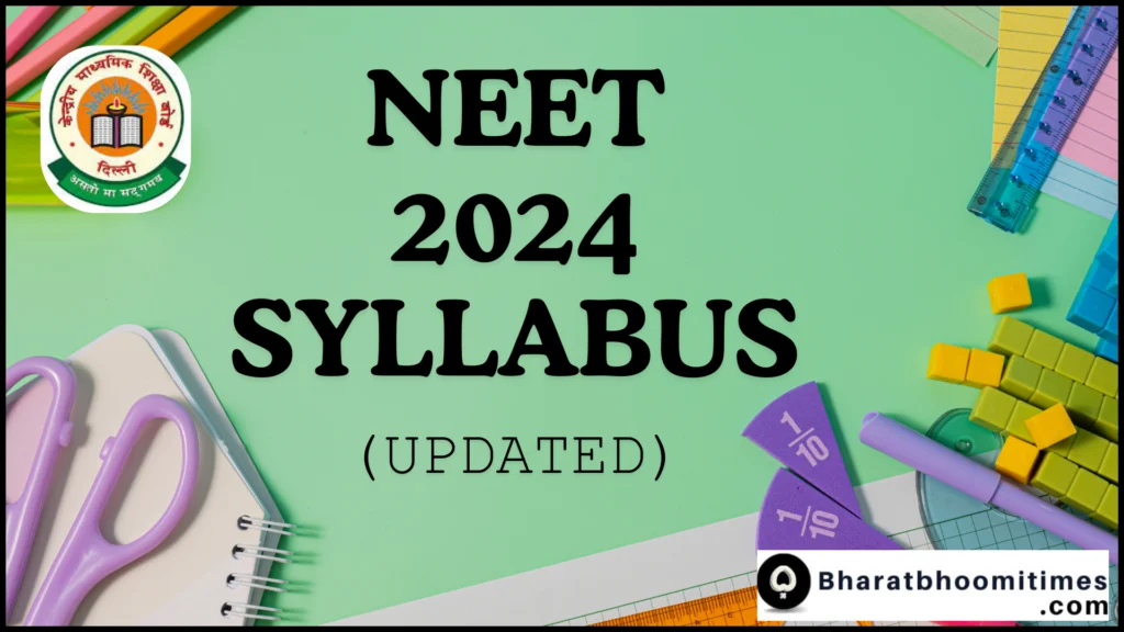 NEET 2024 Syllabus