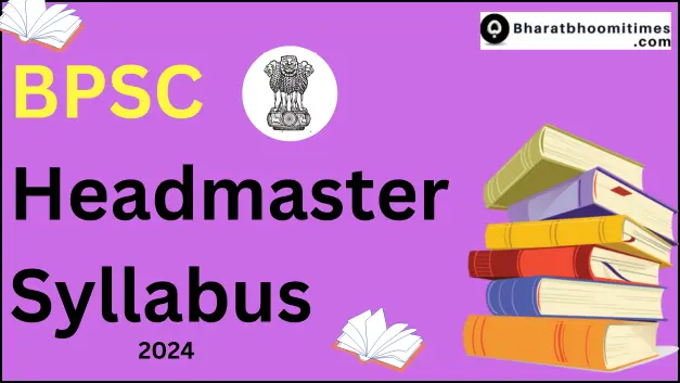 BPSC Headmaster Syllabus