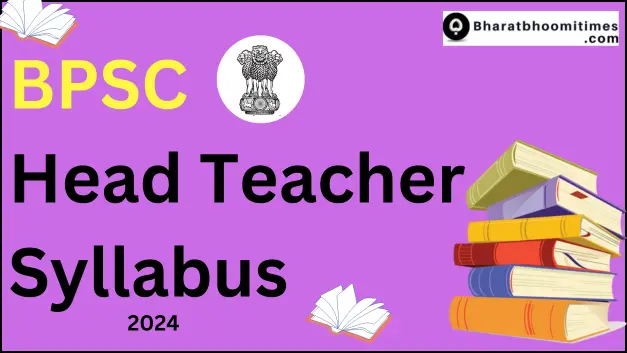 BPSC Head Teacher Syllabus