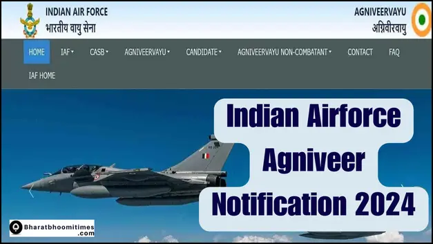 Indian Airforce Agniveer Notification 2024