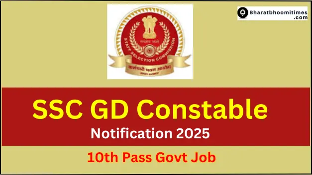 SSC GD Constable Notification 2025