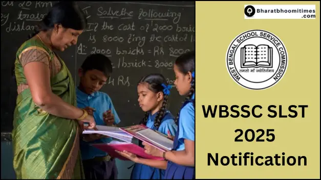 WBSSC SLST 2025 Notification