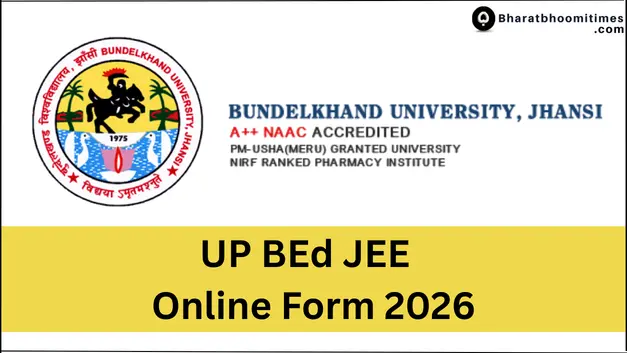 UP BEd JEE  Online Form 2026