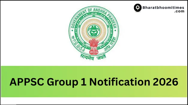APPSC Group 1 Notification 2026