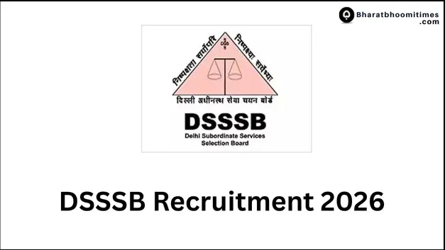DSSSB Recruitment 2026