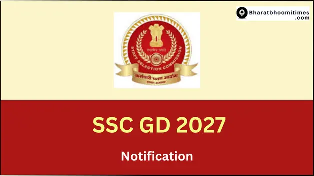 SSC GD Notification 2027