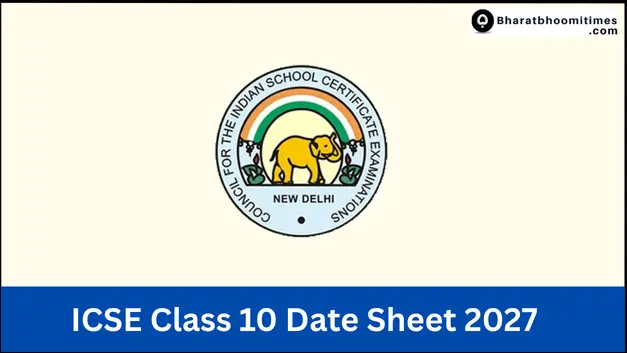 ICSE Class 10 Date Sheet 2027