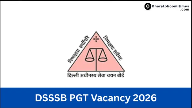 DSSSB PGT Vacancy 2026