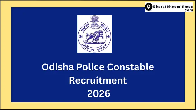 Odisha Police Constable Recruitment 2026