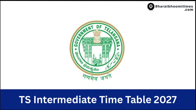 TS Intermediate Time Table 2027