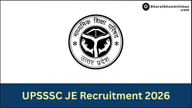 UPSSSC JE Recruitment 2026